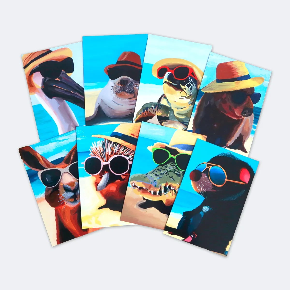 At The Beach Postcards