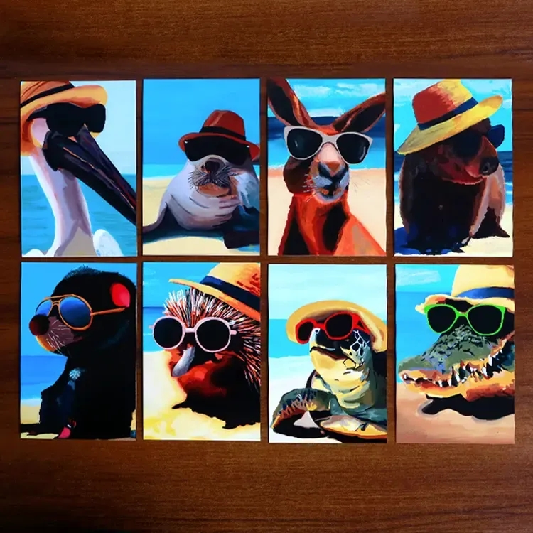 At The Beach Postcards